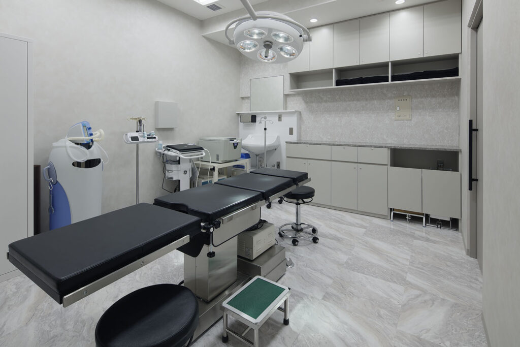 仙台駅前美容外科の手術室